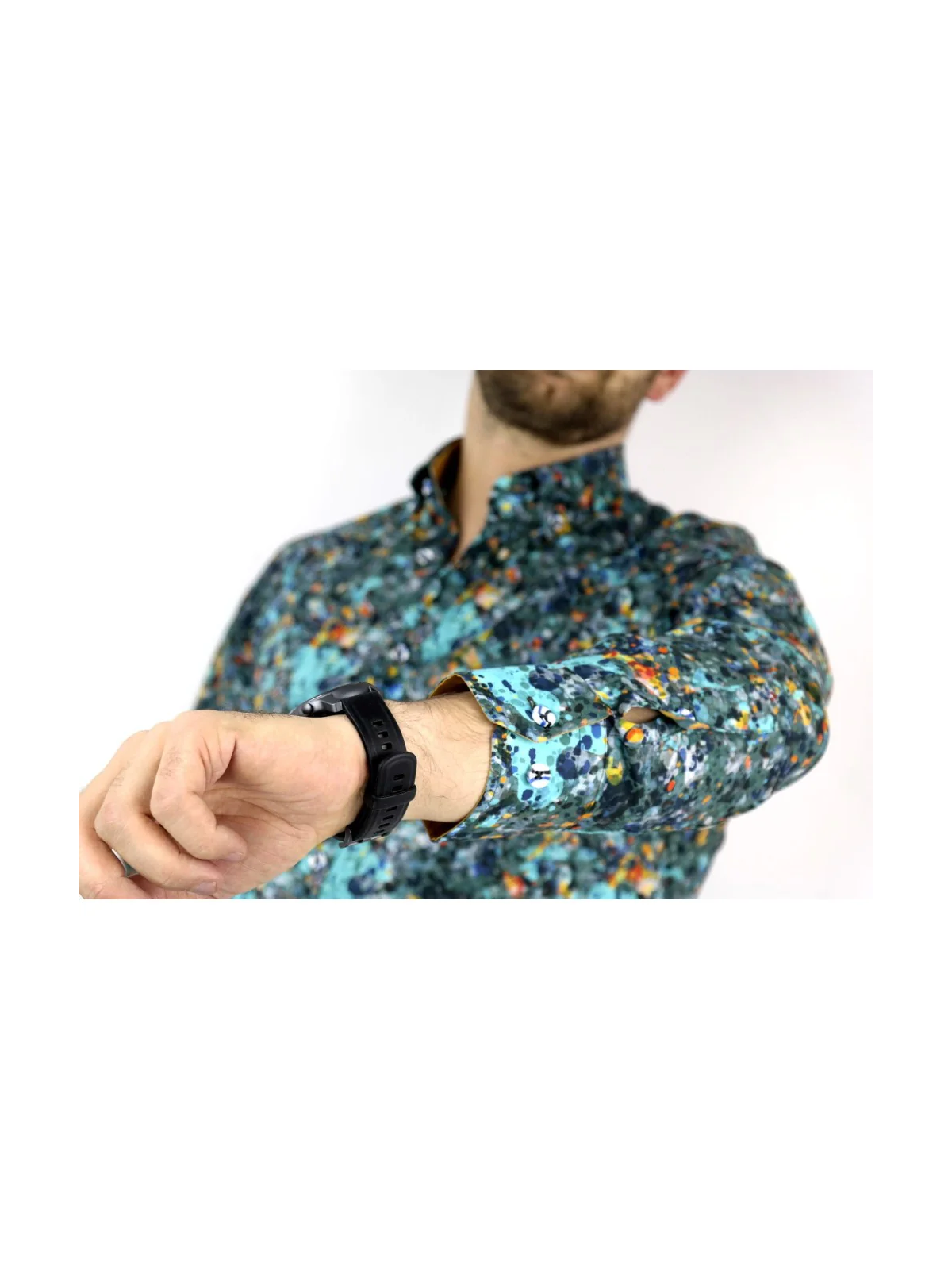 GIOVANNI PERA KOSZULA KOLOROWA  TATA SYN  CIAPKI GP7