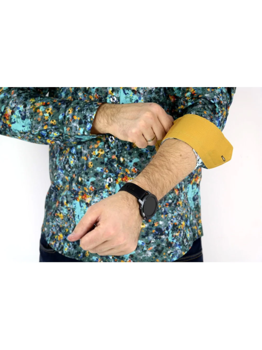 GIOVANNI PERA KOSZULA KOLOROWA  TATA SYN  CIAPKI GP7