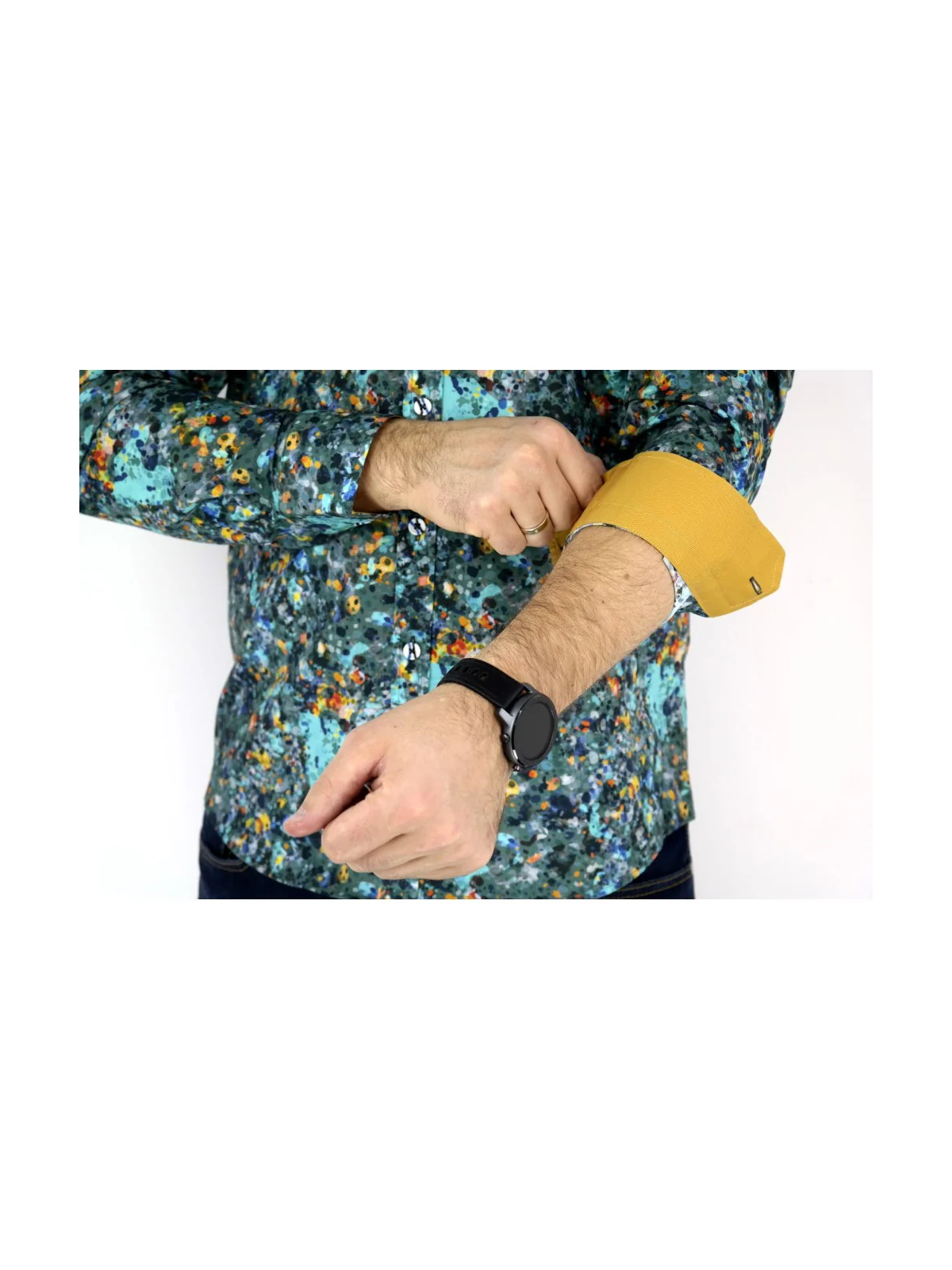 GIOVANNI PERA KOSZULA KOLOROWA  TATA SYN  CIAPKI GP7