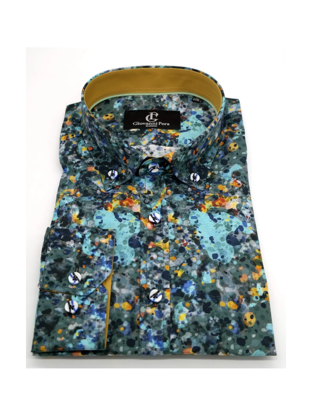 GIOVANNI PERA KOSZULA KOLOROWA  TATA SYN  CIAPKI GP7