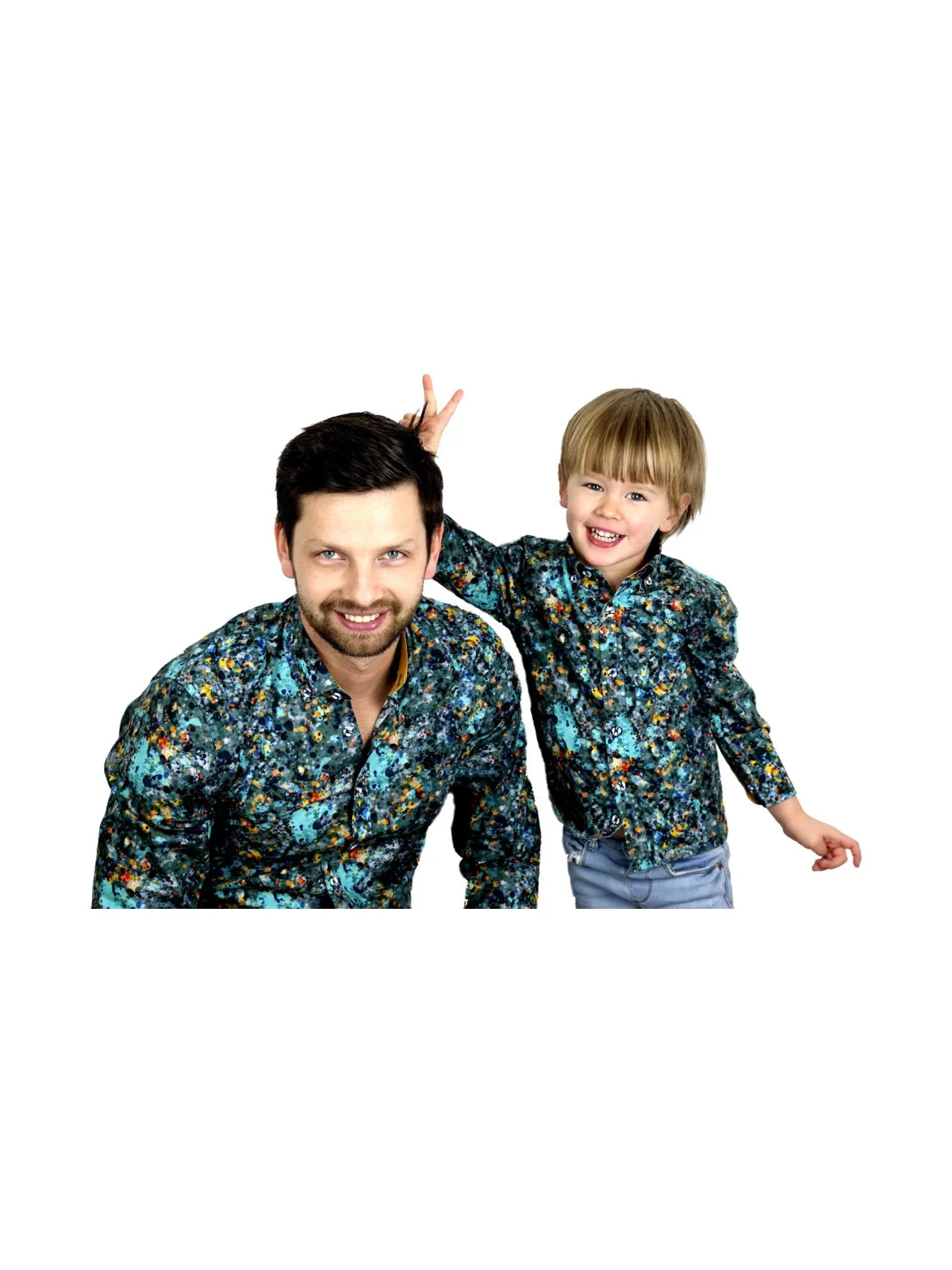 GIOVANNI PERA KOSZULA KOLOROWA  TATA SYN  CIAPKI GP7