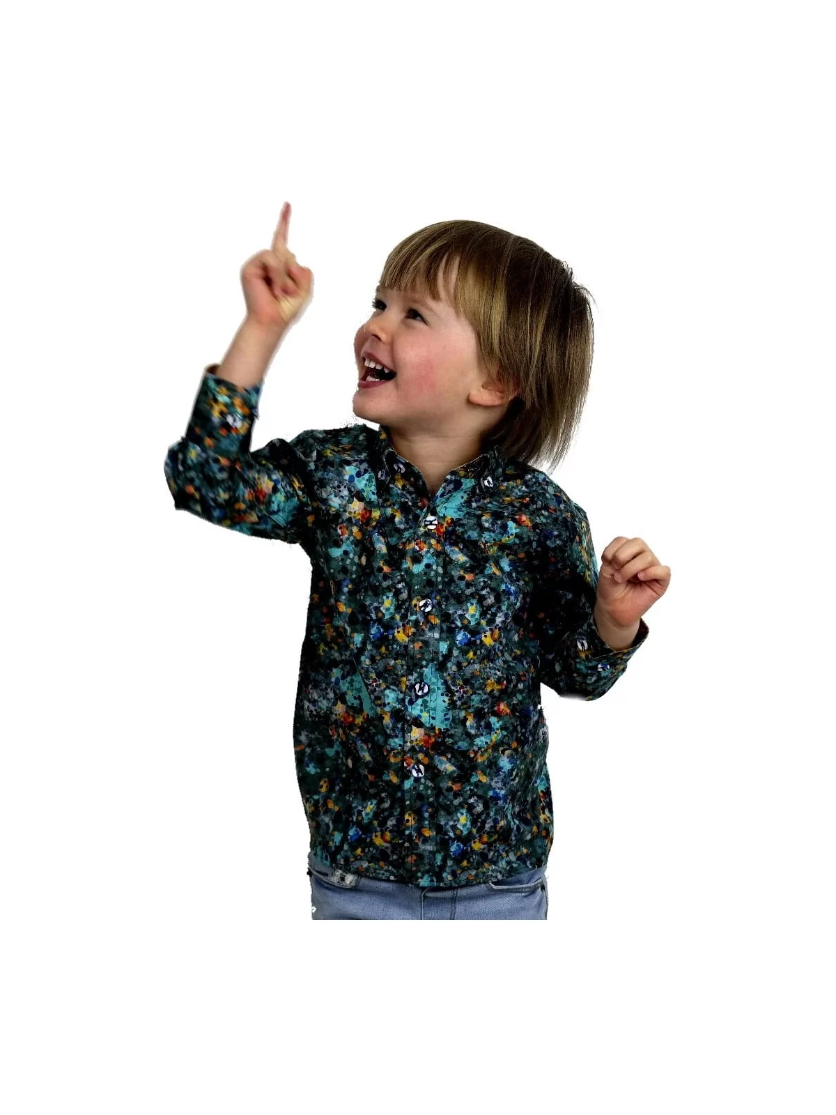 GIOVANNI PERA KOSZULA KOLOROWA  TATA SYN GPCIAPKI