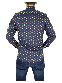 GIOVANNI PERA KOSZULA KOLOROWA  TATA SYN  KROPKI GP8