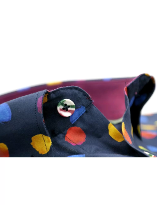 GIOVANNI PERA KOSZULA KOLOROWA  TATA SYN  KROPKI GP8