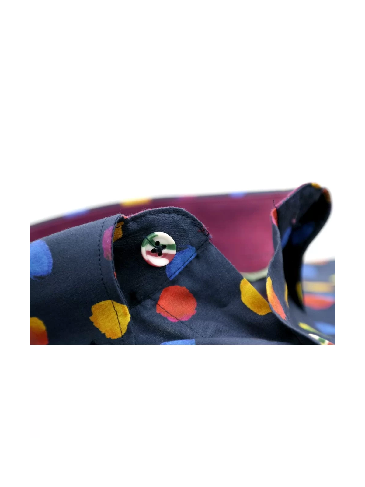 GIOVANNI PERA KOSZULA KOLOROWA  TATA SYN GPKROPKI