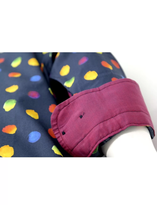 GIOVANNI PERA KOSZULA KOLOROWA  TATA SYN GPKROPKI