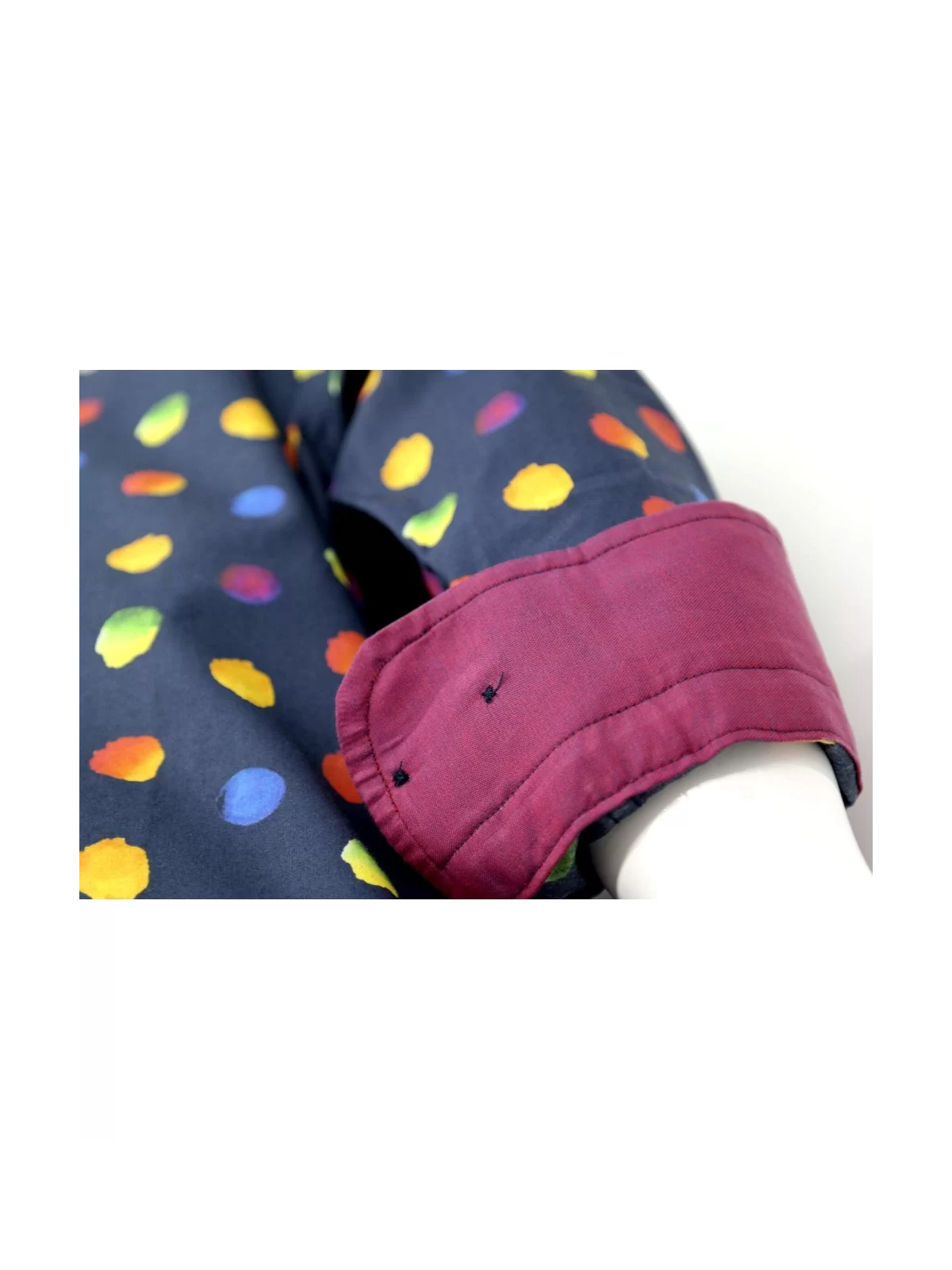 GIOVANNI PERA KOSZULA KOLOROWA  TATA SYN GPKROPKI