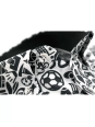 GIOVANNI PERA KOSZULA CZARNO BIAŁA MOTYWY SPORTOWE GP9