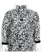 GIOVANNI PERA KOSZULA CZARNO BIAŁA MOTYWY SPORTOWE GP9