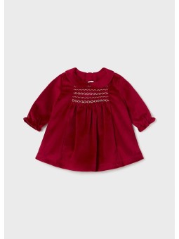 MAYORAL SUKIENKA NEWBORN  WELUROWA ŚWIĘTA CZERWONA 2848/2