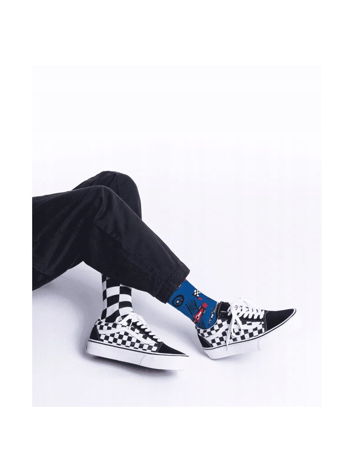 MANY MORNINGS SKARPETKI KOLOROWE  WYŚCIGI FORMULA RACING R109