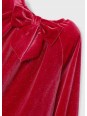 MAYORAL SUKIENKA WIZYTOWA DLA DZIEWCZYNKI AKSAMIT CZARWONA 4923/47