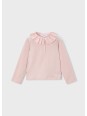 MAYORAL BLUZKA KOSZULKA NA DŁUGI RĘKAW DLA DZIEWCZYNKI KOŁNIERZYK RÓŻOWA 131/84