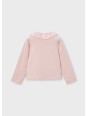MAYORAL BLUZKA KOSZULKA NA DŁUGI RĘKAW DLA DZIEWCZYNKI KOŁNIERZYK RÓŻOWA 131/84