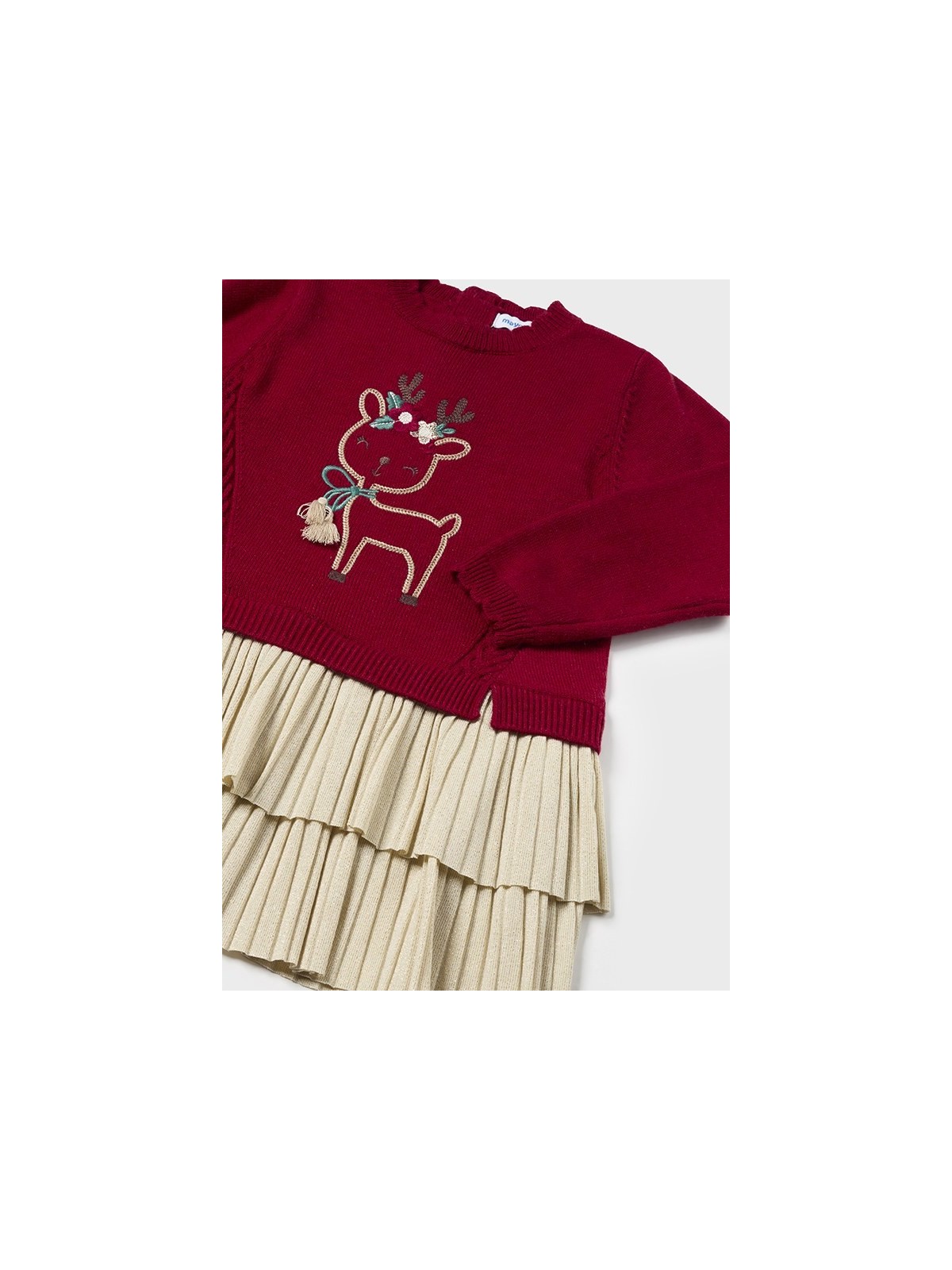 MAYORAL BABY SUKIENKA CZERWONA ZŁOTA 2934/6