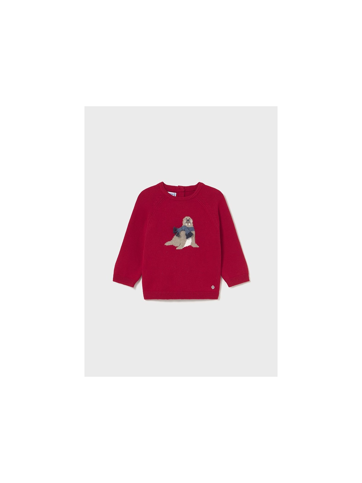 MAYORAL BABY SWETER DLA CHŁOPCA CZERWONY 2345/21