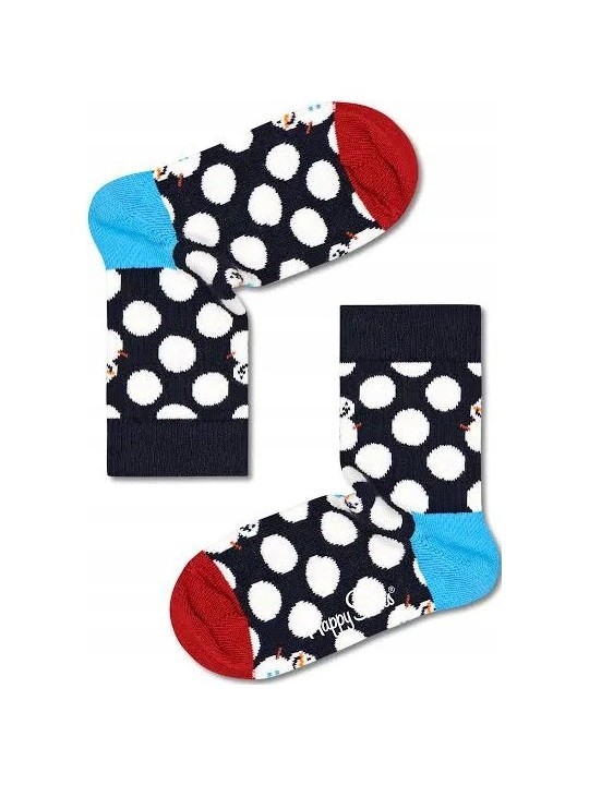 HAPPY SOCKS SKARPETKI  BAŁWANKI KROPKI KBDS01-6500
