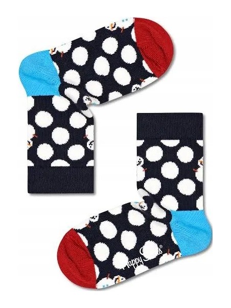 HAPPY SOCKS SKARPETKI  BAŁWANKI KROPKI KBDS01-6500