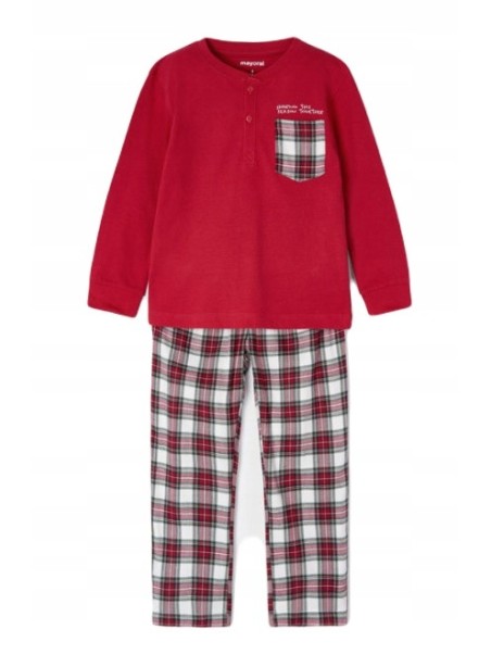 MAYORAL PIŻAMA PIŻAMKA  W KRATKĘ  4754/67