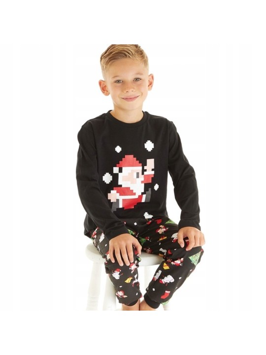 PIŻAMA ŚWIĄTECZNA KOLOROWA  MMMBL09227