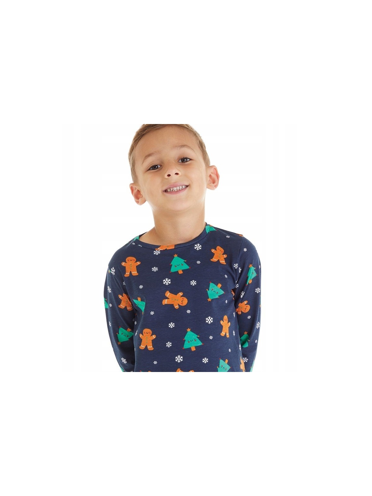 PIŻAMA ŚWIĄTECZNA PIERNICZKI CHOINKI MMBL09228