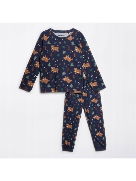 PIŻAMA ŚWIĄTECZNA NIEDZWIADKI CHOINKI MMBL09221