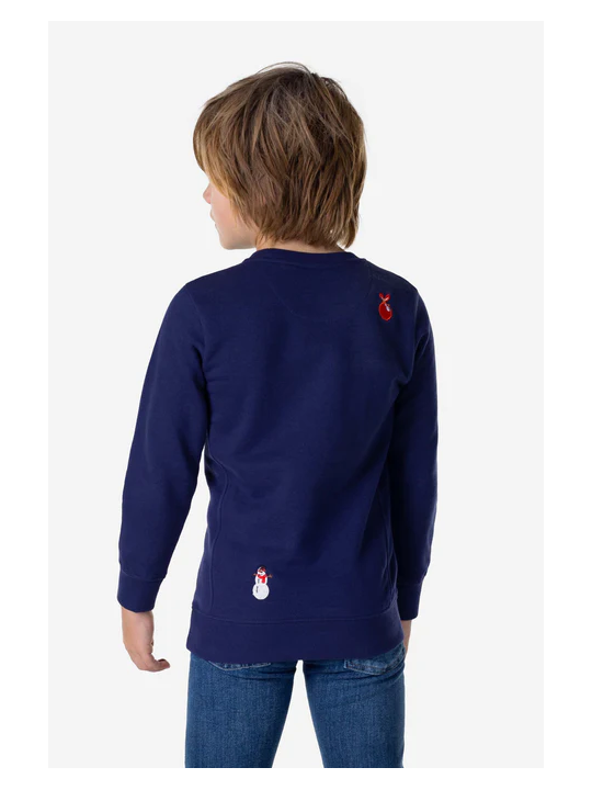 OPPOSUITS BLUZA ŚWIĘTA  DLA CHŁOPCA GRANAT HAFTY ODSB-1001