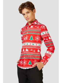 OPPOSUITS KOSZULA KOLOROWA ŚWIĘTA WINTER WONDERLAND OSST0992-US