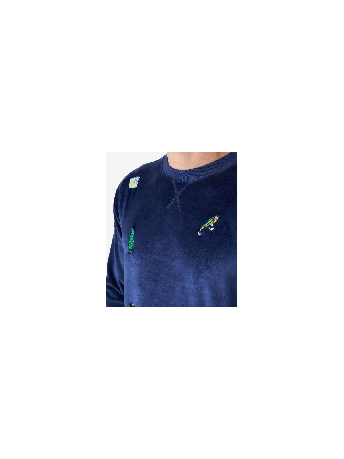 OPPOSUITS BLUZA ŚWIĘTA WELUROWA GRANAT HAFTY ODSM-1014