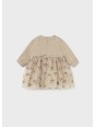 MAYORAL NEWBORN  SUKIENKA  BEŻOWA TIUL GWIAZDKI 2824/14