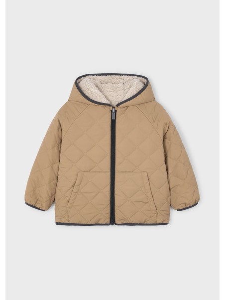 MAYORAL KURTKA ZIMOWA  DWUSTRONNA  Z KAPTUREM DLA CHŁOPCA BEŻ 4421/10