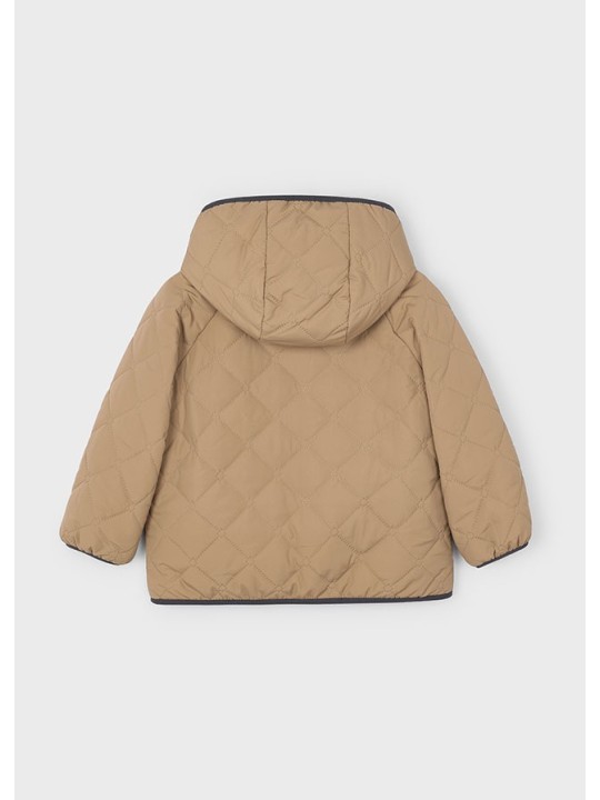 MAYORAL KURTKA ZIMOWA  DWUSTRONNA  Z KAPTUREM DLA CHŁOPCA BEŻ 4421/10