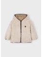 MAYORAL KURTKA ZIMOWA  DWUSTRONNA  Z KAPTUREM DLA CHŁOPCA BEŻ 4421/10