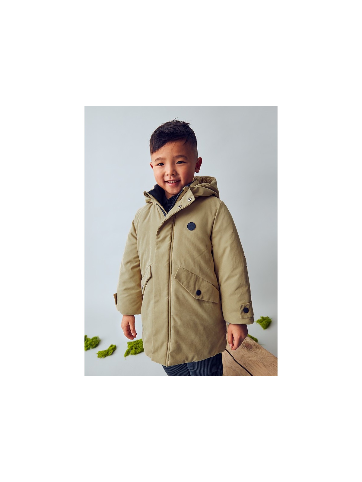 MAYORAL KURTKA ZIMOWA  DLA CHŁOPCA  PARKA BEŻ 4419/89