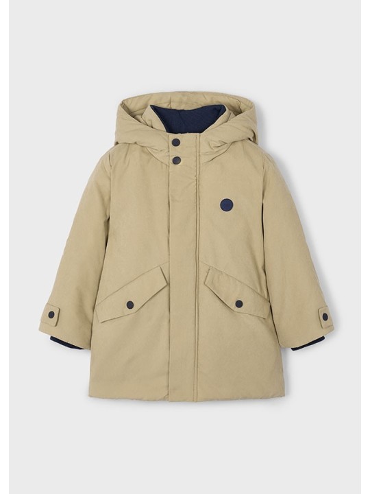 MAYORAL KURTKA ZIMOWA  DLA CHŁOPCA  PARKA BEŻ 4419/89