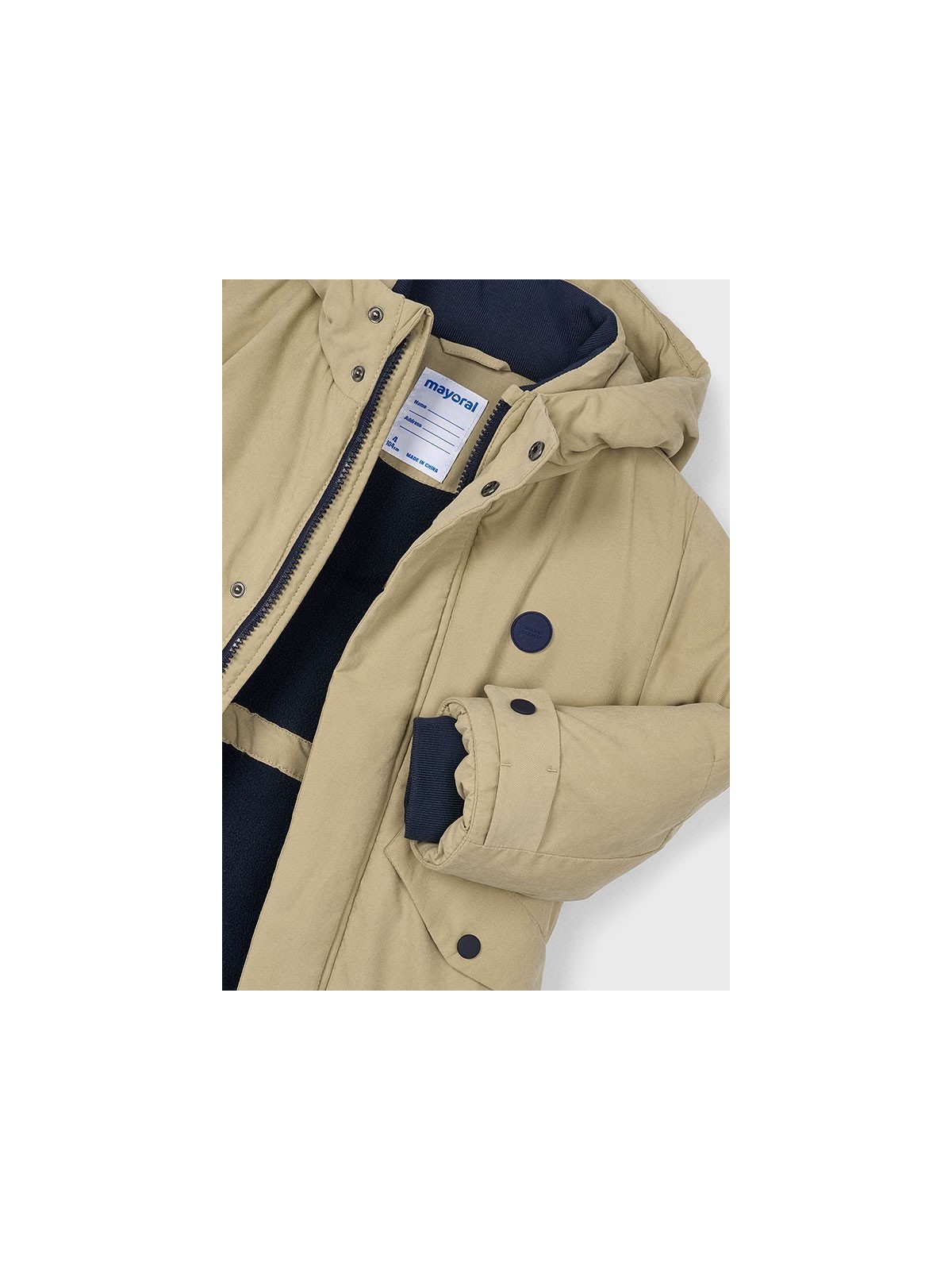 MAYORAL KURTKA ZIMOWA  DLA CHŁOPCA  PARKA BEŻ 4419/89