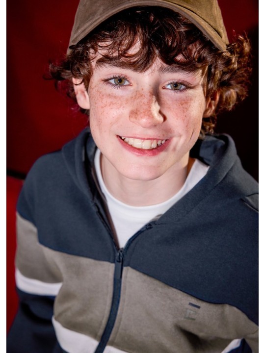 MAYORAL BLUZA ROZPINANA Z KAPTUREM DLA CHŁOPCA 7418/76