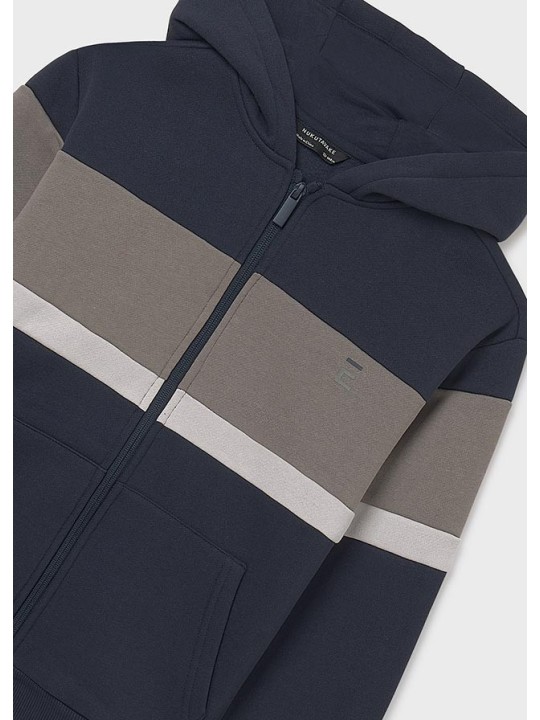 MAYORAL BLUZA ROZPINANA Z KAPTUREM DLA CHŁOPCA 7418/76