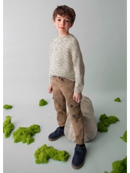 MAYORAL SWETER DLA CHŁOPCA  BEŹ MELANŻ 4378/4