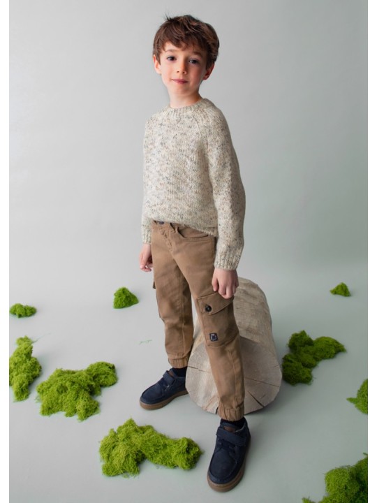 MAYORAL SWETER DLA CHŁOPCA  BEŹ MELANŻ 4378/4