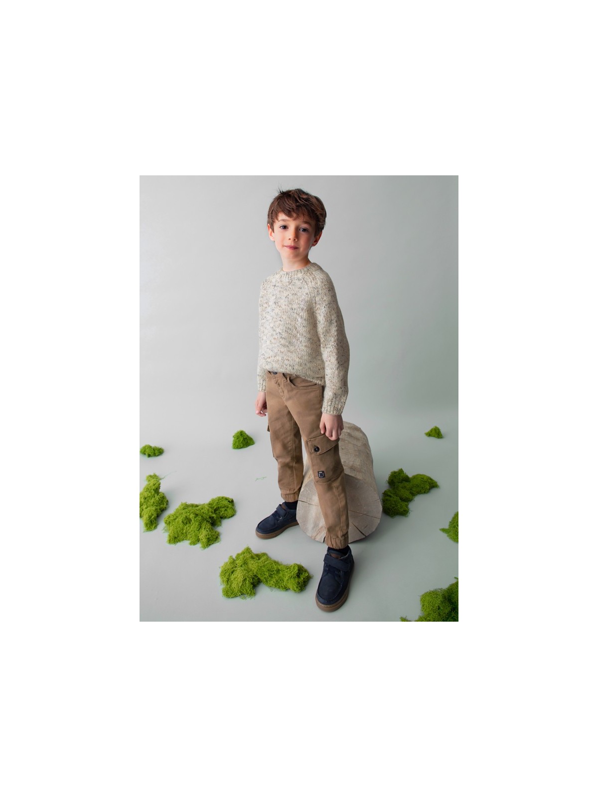 MAYORAL SWETER DLA CHŁOPCA  BEŹ MELANŻ 4378/4