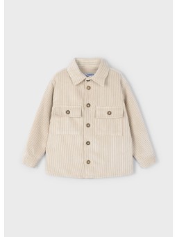 MAYORAL KOSZULA KATANA DLA CHŁOPCA  SZTRUKOSOWA BEŻOWA 4124/63