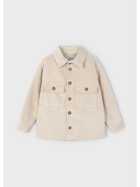 MAYORAL KOSZULA KATANA DLA CHŁOPCA  SZTRUKOSOWA BEŻOWA 4124/63