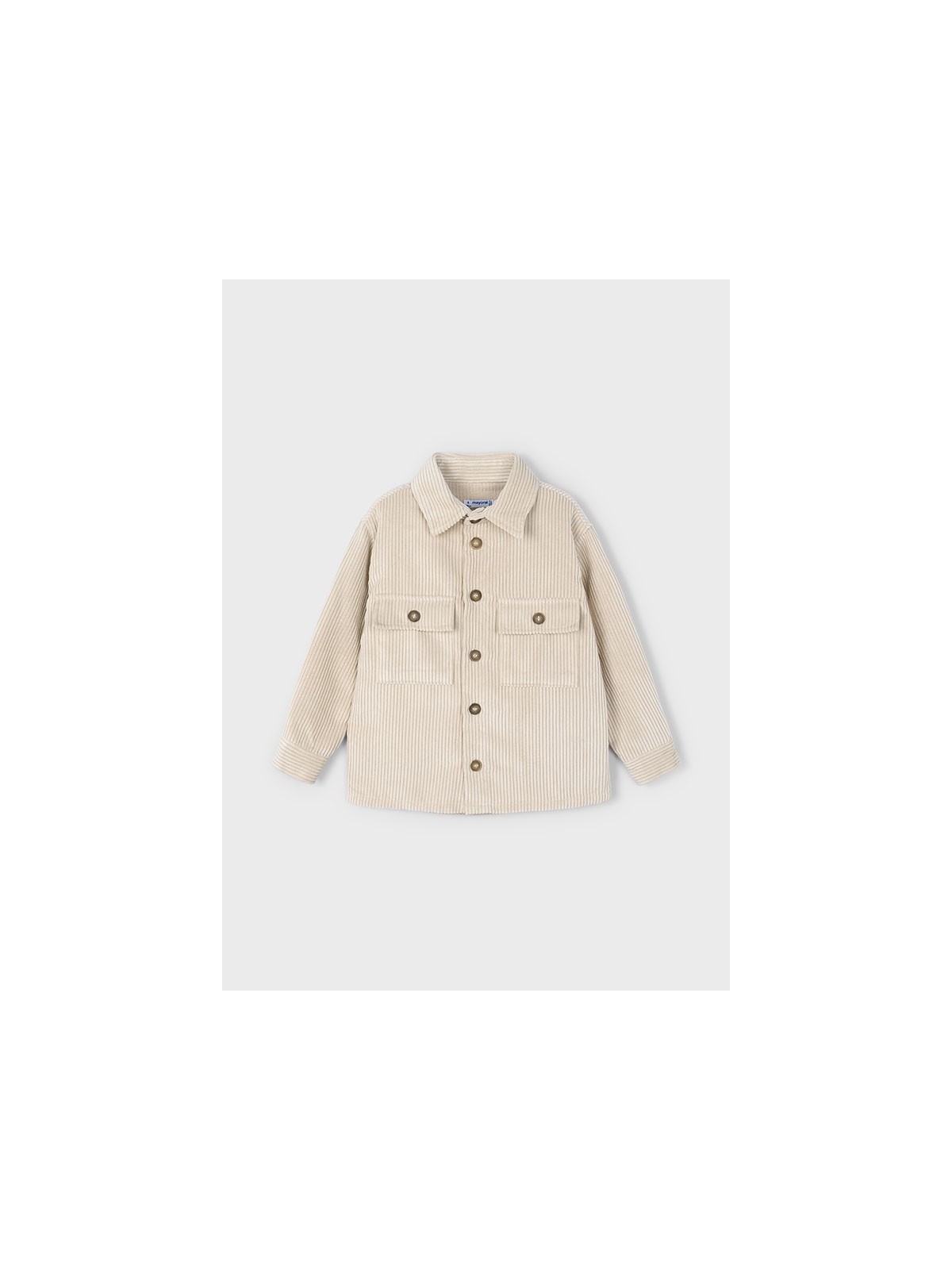 MAYORAL KOSZULA KATANA DLA CHŁOPCA  SZTRUKOSOWA BEŻOWA 4124/63