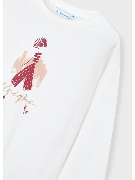 MAYORAL BLUZKA KOSZULKA NA DŁUGI RĘKAW DLA DZIEWCZYNKI  4010/73