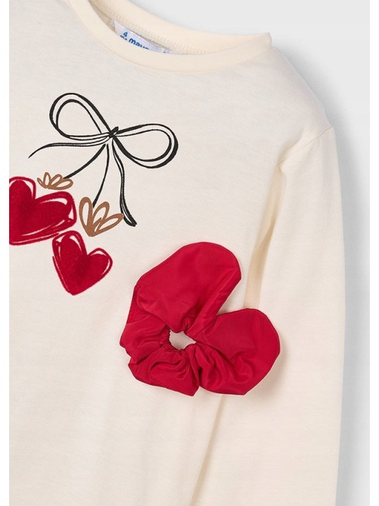 MAYORAL BLUZKA Z GUMKĄ DO WŁOSÓW KREM 4008/60