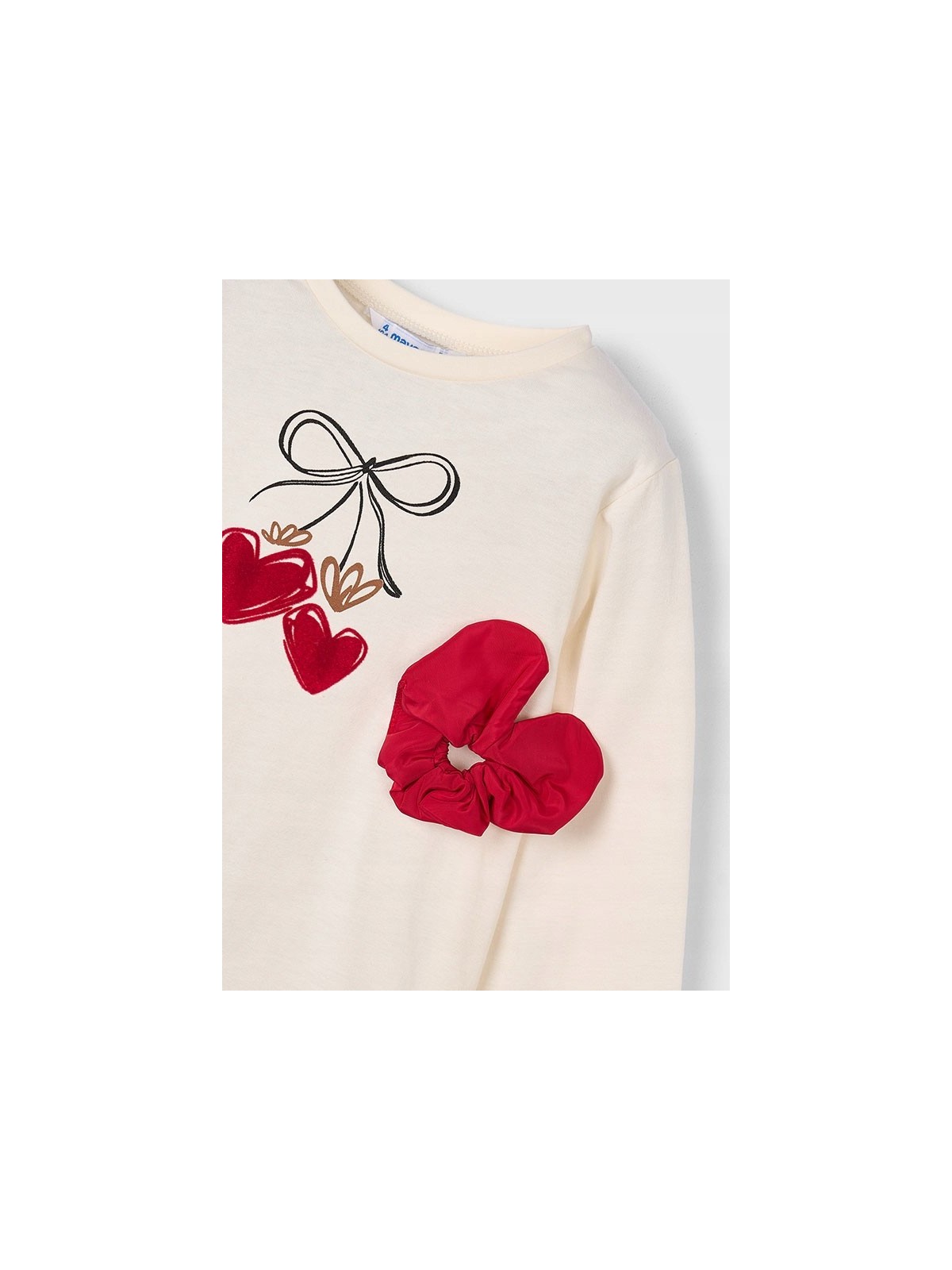 MAYORAL BLUZKA Z GUMKĄ DO WŁOSÓW KREM 4008/60