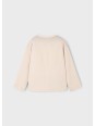 MAYORAL BLUZKA KOSZULKA NA DŁUGI RĘKAW DLA DZIEWCZYNKI  BEŻ 4005/54