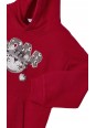 MAYORAL KOMPLET DRES  BLUZA DŁUGI RĘKAW  KOTEK SPODNIE GŁADKIE CZRWONE 4857/54