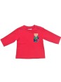 MAYORAL NEWBORN  KOSZULKA BLUZKA NA DŁUGI RĘKAW DLA CHŁOPCA  CZERWONA MIŚ 2034/81